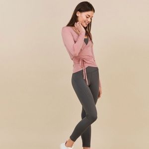 Girlfriend Collective Dusty Rose Margot Wrap